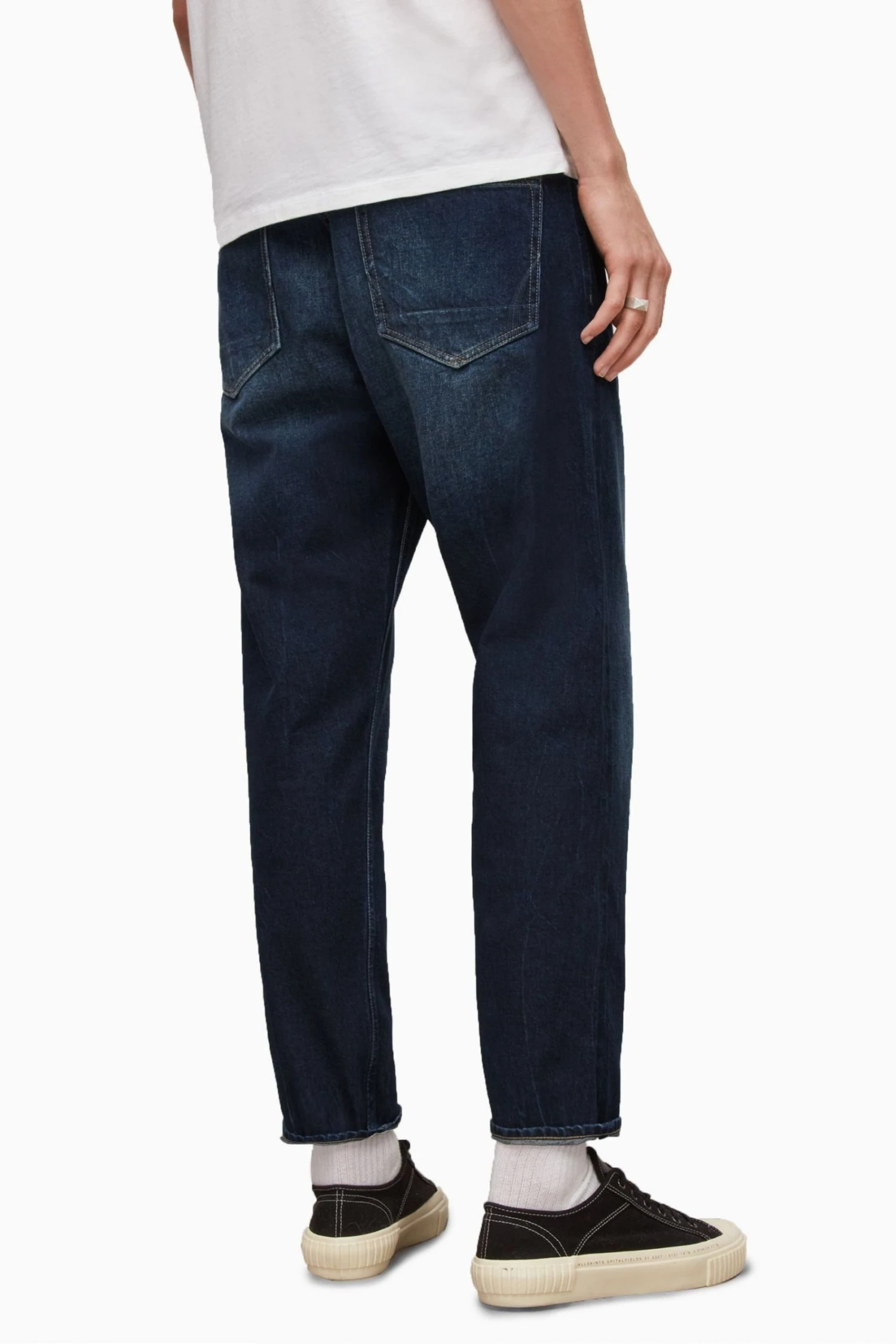 All Saints AllSaints Blue Jack Selvedge Taper Leg Jeans 4 All Saints AllSaints Blue Jack Selvedge Taper Leg Jeans - Image 2