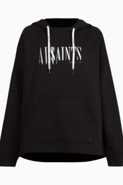 All Saints AllSaints Black Etienne Hoodie