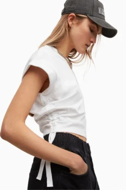 All Saints AllSaints White Mira T-Shirt -ALLSAINTS Sales unnamed file 406 scaled