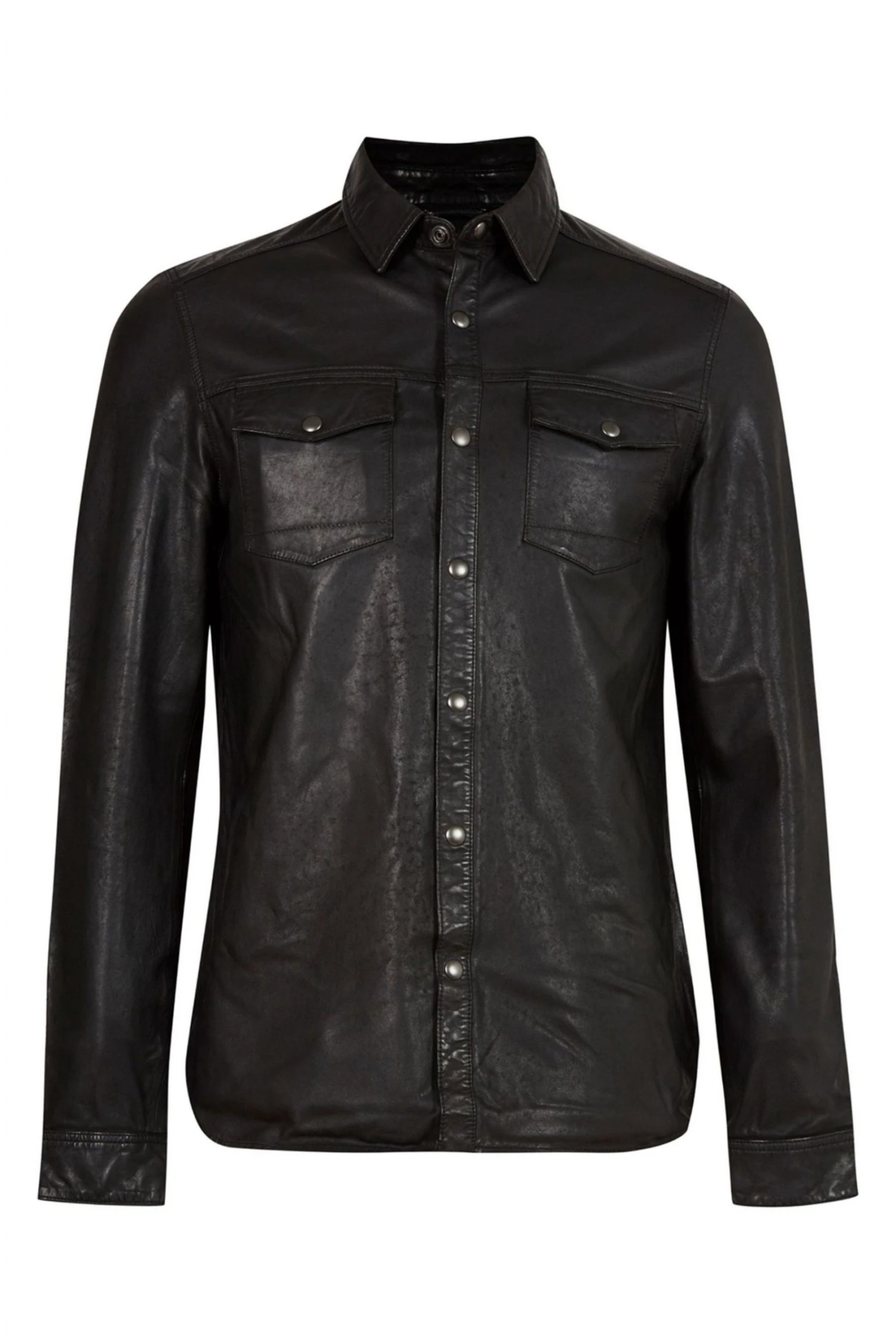 All Saints AllSaints Irwin Black Shirt 8 All Saints AllSaints Irwin Black Shirt - Image 6