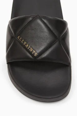 All Saints AllSaints Black Bell Sliders -ALLSAINTS Sales unnamed file 4104 scaled