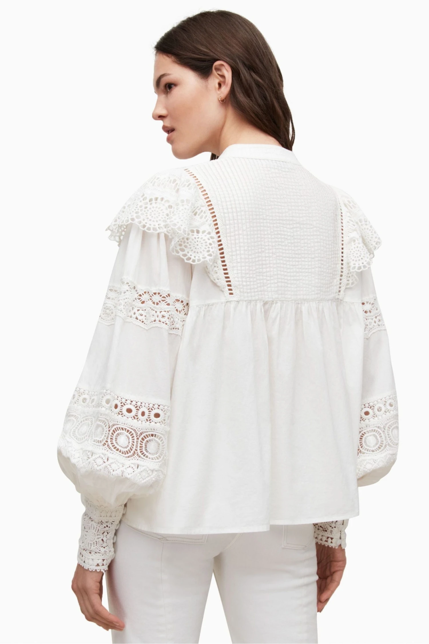 All Saints AllSaints White Jen Top 4 All Saints AllSaints White Jen Top - Image 2