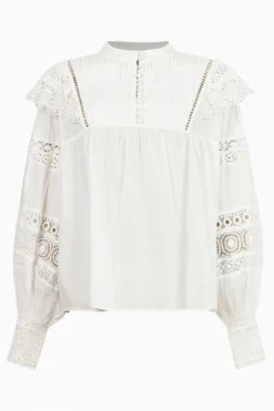 All Saints AllSaints White Jen Top 16 All Saints AllSaints White Jen Top -ALLSAINTS Sales unnamed file 4134 scaled