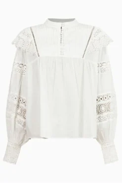All Saints AllSaints White Jen Top 17 All Saints AllSaints White Jen Top -ALLSAINTS Sales unnamed file 4135