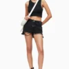 All Saints AllSaints Heidi Black Denim Shorts 2 All Saints AllSaints Heidi Black Denim Shorts -ALLSAINTS Sales unnamed file 4149 scaled