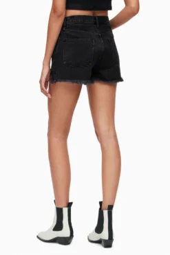 All Saints AllSaints Heidi Black Denim Shorts -ALLSAINTS Sales unnamed file 4150 scaled