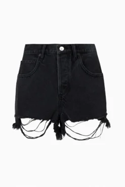 All Saints AllSaints Heidi Black Denim Shorts -ALLSAINTS Sales unnamed file 4155 scaled