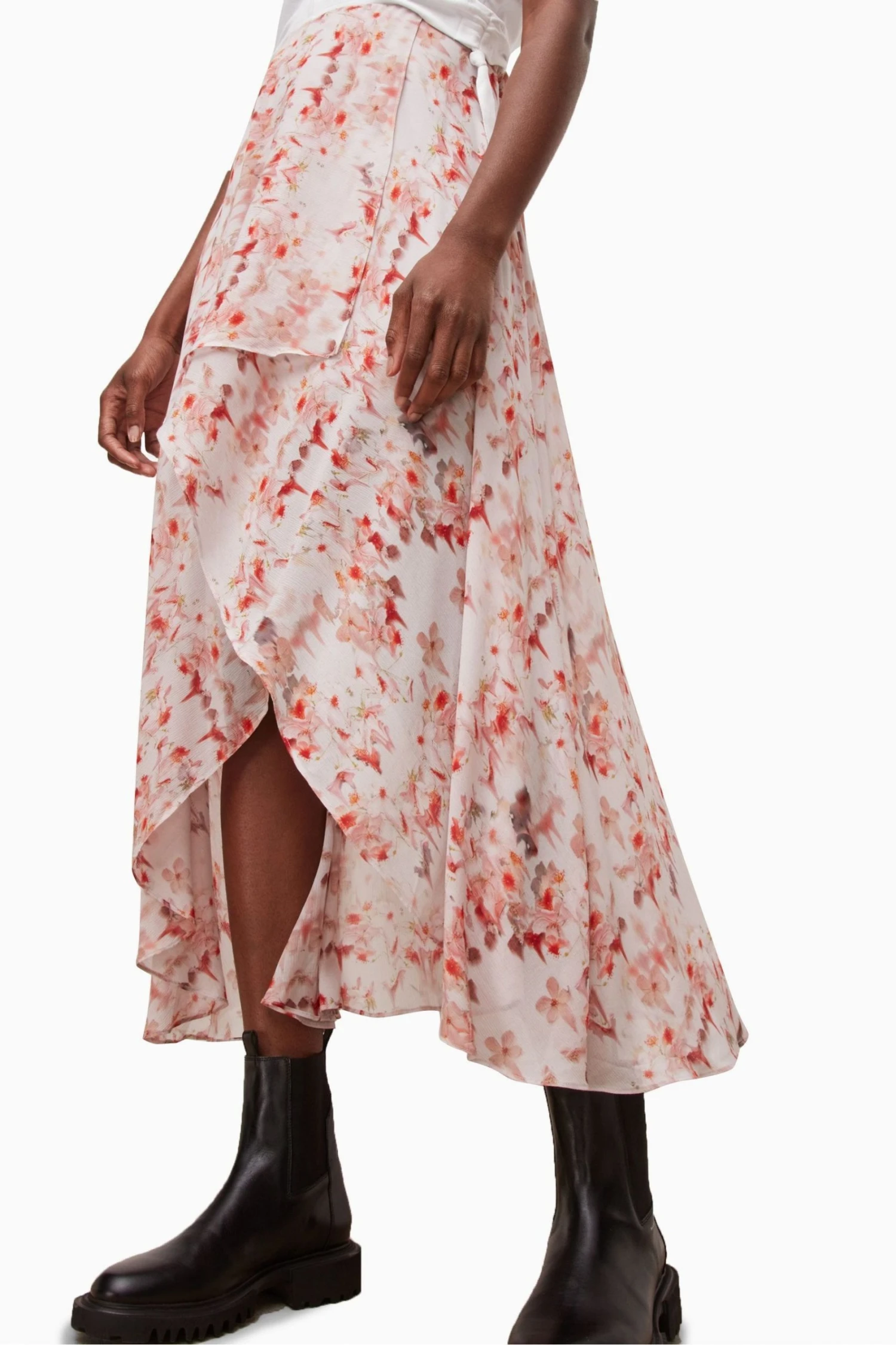 All Saints AllSaints Pink Slvina Momo Skirt 8 All Saints AllSaints Pink Slvina Momo Skirt - Image 6