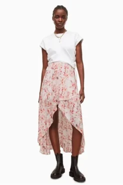 All Saints AllSaints Pink Slvina Momo Skirt 17 All Saints AllSaints Pink Slvina Momo Skirt -ALLSAINTS Sales unnamed file 4164