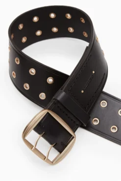 All Saints AllSaints Layla Black Eyelet Belt -ALLSAINTS Sales unnamed file 4167 scaled