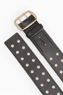 All Saints AllSaints Layla Black Eyelet Belt -ALLSAINTS Sales unnamed file 4168 scaled
