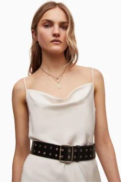 All Saints AllSaints Layla Black Eyelet Belt -ALLSAINTS Sales unnamed file 4169 scaled