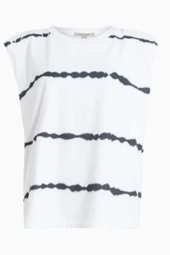 All Saints AllSaints Mika White Stripe Tank -ALLSAINTS Sales unnamed file 4190