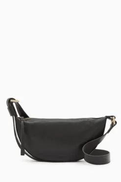 All Saints AllSaints Black Half Moon Cross-Body Bag 15 All Saints AllSaints Black Half Moon Cross-Body Bag -ALLSAINTS Sales unnamed file 4212