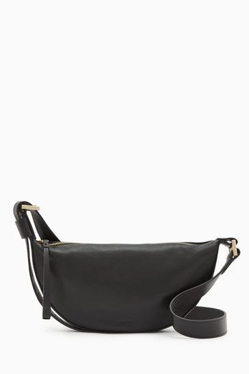 All Saints AllSaints Black Half Moon Cross-Body Bag 9 All Saints AllSaints Black Half Moon Cross-Body Bag - Image 7