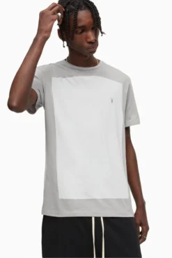 All Saints AllSaints Grey Lobke Short Sleeve Crew T-Shirt