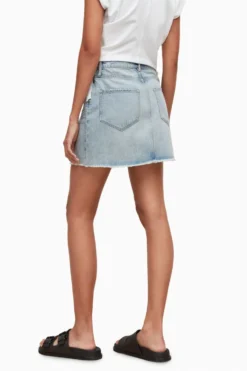 All Saints AllSaints Lana Blue Denim Mini Skirt -ALLSAINTS Sales unnamed file 4251 scaled