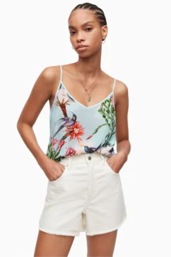 All Saints AllSaints Blue Tammy Senja Top