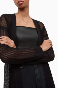 All Saints AllSaints Black Misha Cardigan 12 All Saints AllSaints Black Misha Cardigan -ALLSAINTS Sales unnamed file 4313 scaled