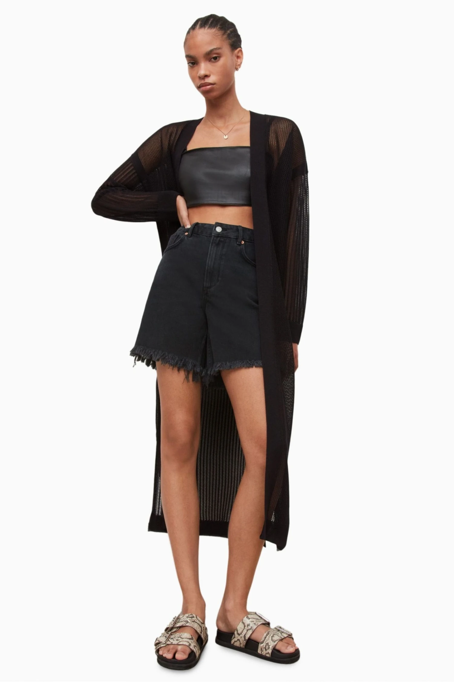 All Saints AllSaints Black Misha Cardigan 7 All Saints AllSaints Black Misha Cardigan - Image 5