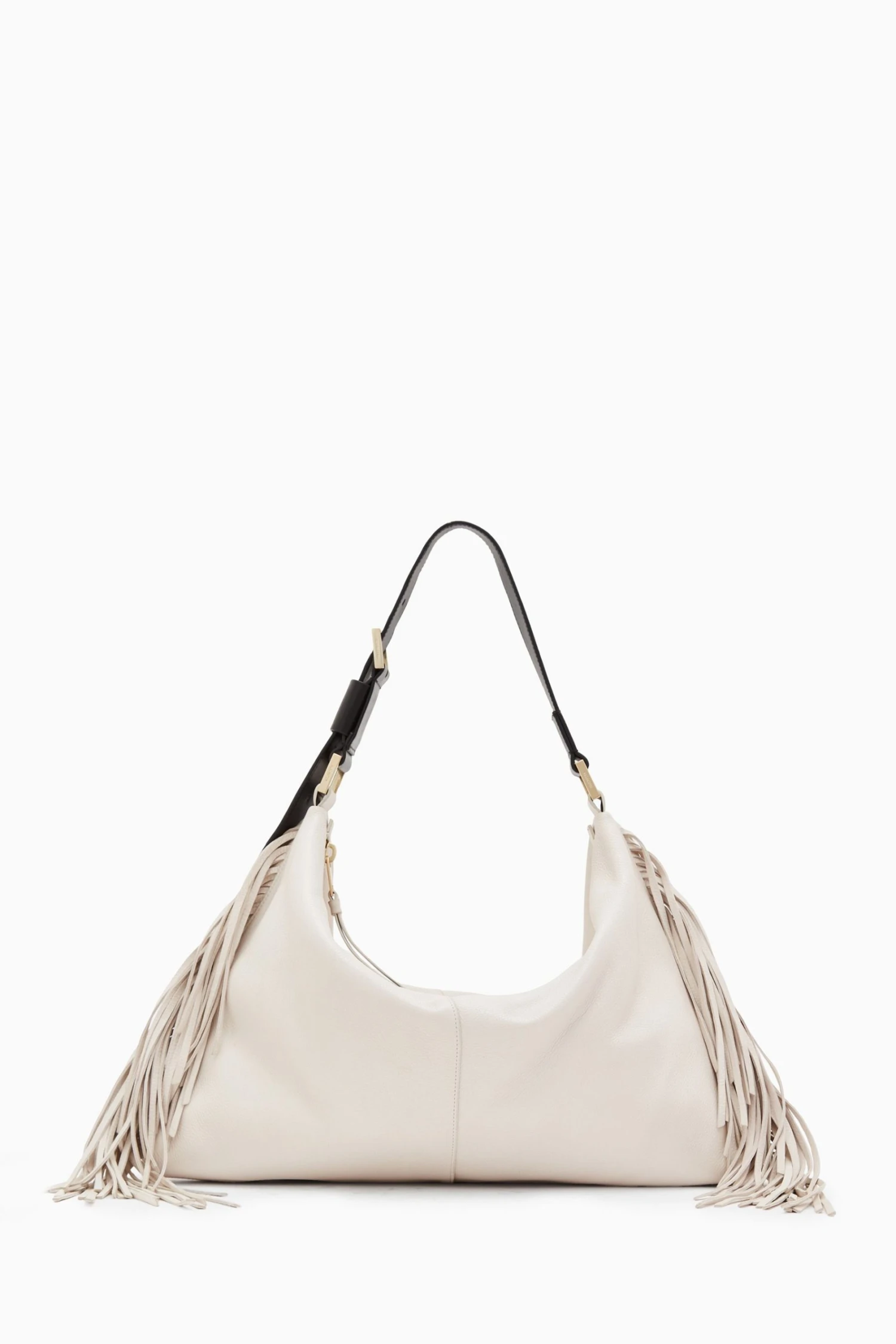 All Saints AllSaints White Edbury Fringe Shoulder Bag 3 All Saints AllSaints White Edbury Fringe Shoulder Bag