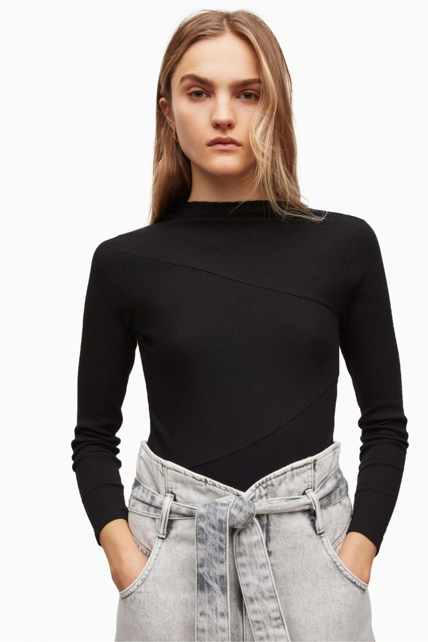 All Saints AllSaints Black Gia Bodysuit 5 All Saints AllSaints Black Gia Bodysuit - Image 3