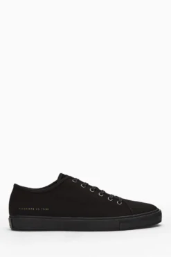 All Saints AllSaints Black Theo Low Top