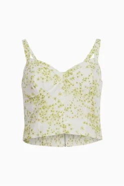 All Saints AllSaints Cassia Green Amanzi Top -ALLSAINTS Sales unnamed file 4367