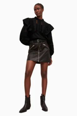 All Saints AllSaints Black Prim Broderie Top -ALLSAINTS Sales unnamed file 4371 scaled