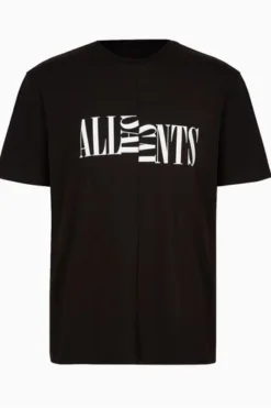 All Saints AllSaints Black Nico Ss Crew T-Shirt -ALLSAINTS Sales unnamed file 440
