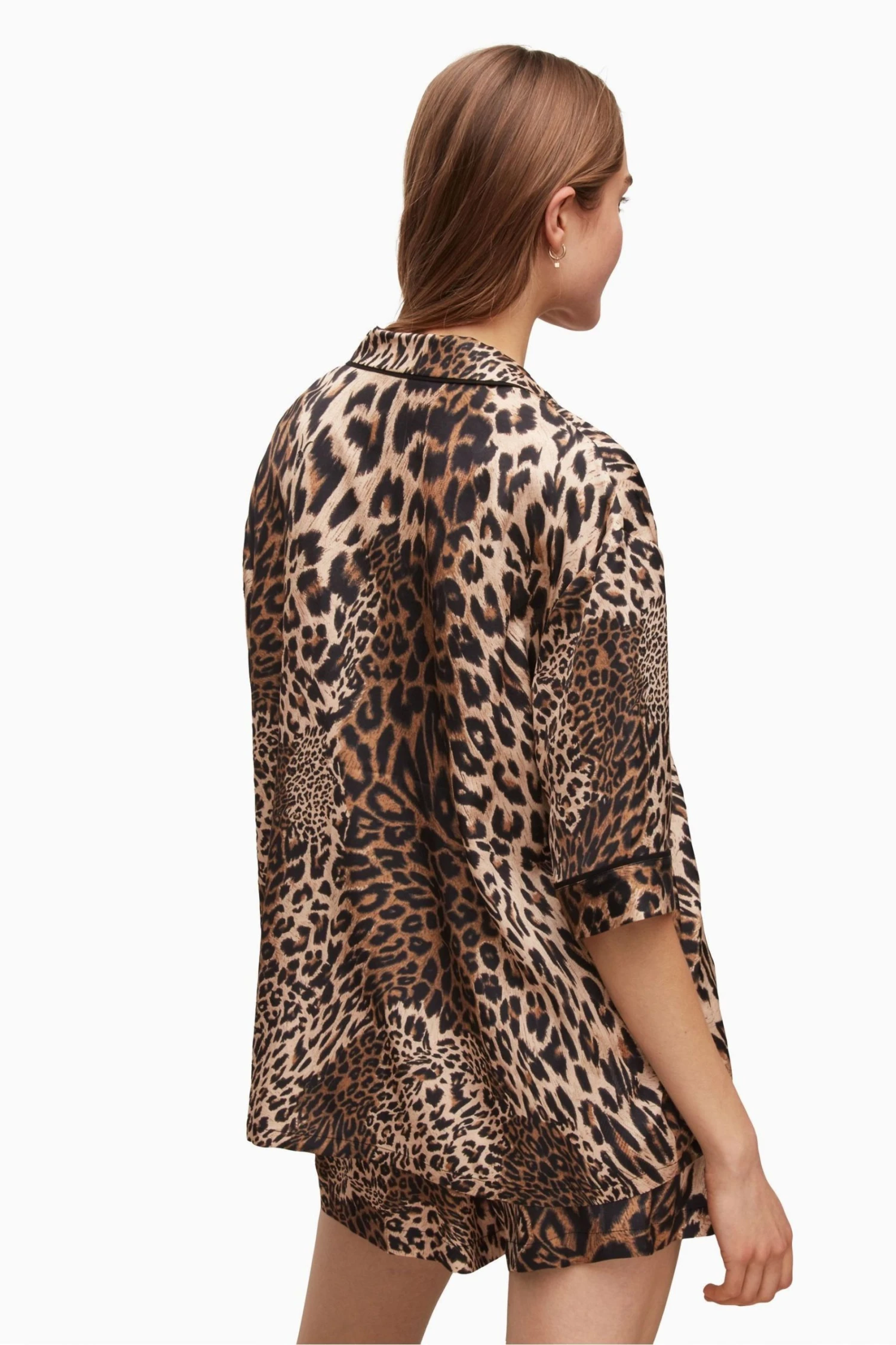 All Saints AllSaints Brown Esma Kiku Pyjama Set 4 All Saints AllSaints Brown Esma Kiku Pyjama Set - Image 2