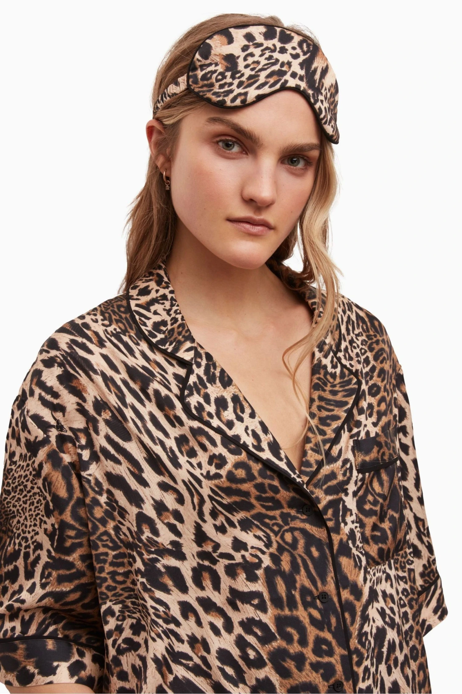 All Saints AllSaints Brown Esma Kiku Pyjama Set 6 All Saints AllSaints Brown Esma Kiku Pyjama Set - Image 4