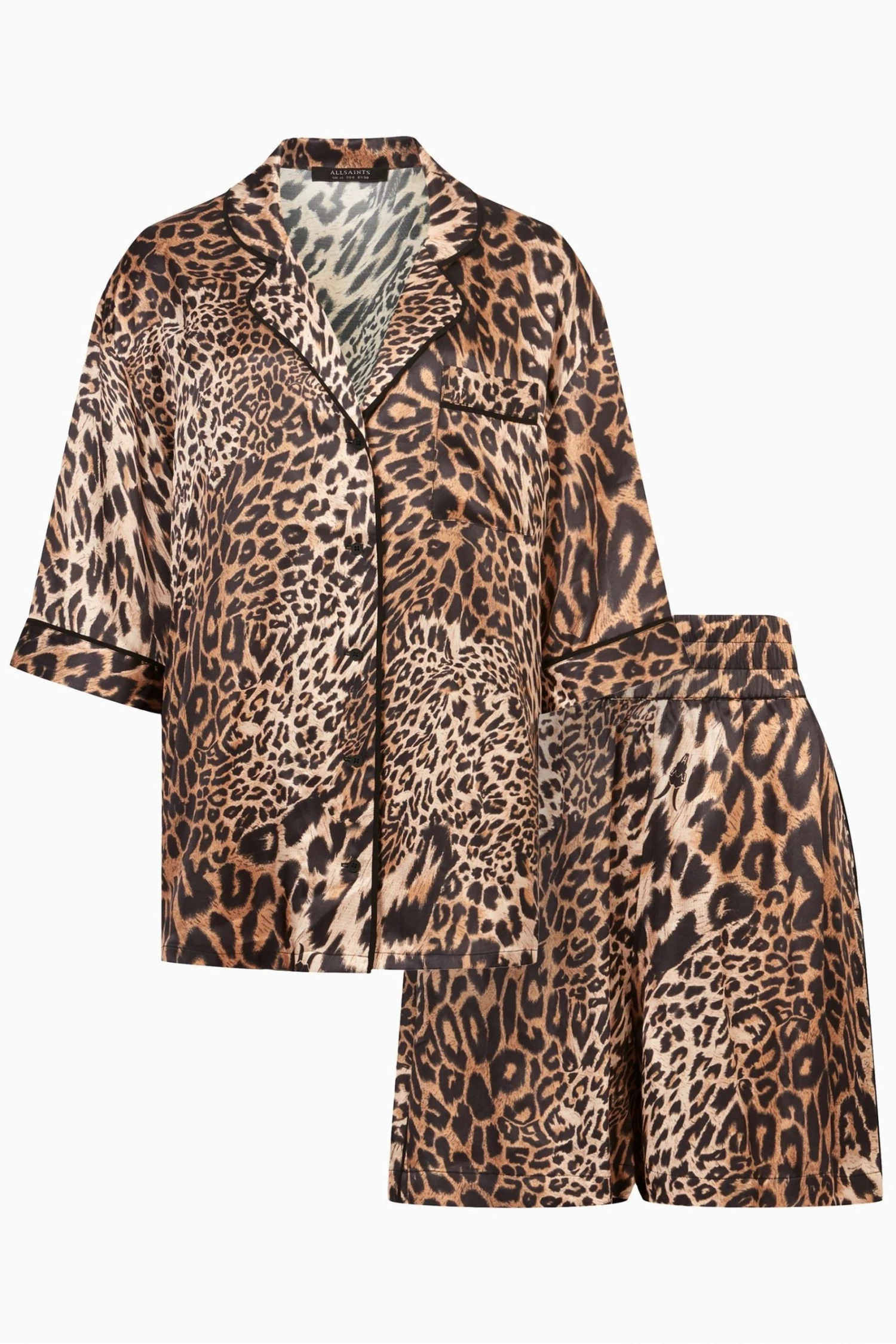 All Saints AllSaints Brown Esma Kiku Pyjama Set 9 All Saints AllSaints Brown Esma Kiku Pyjama Set - Image 7