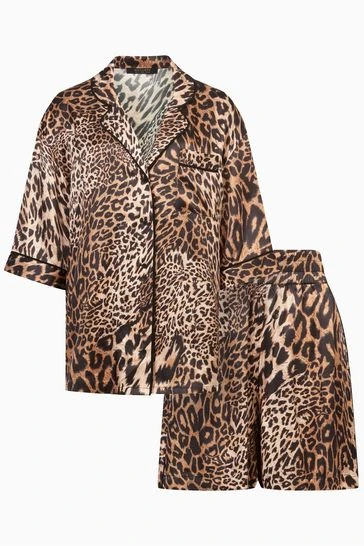 All Saints AllSaints Brown Esma Kiku Pyjama Set 10 All Saints AllSaints Brown Esma Kiku Pyjama Set - Image 8