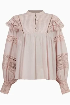 All Saints AllSaints Jen Pink Top -ALLSAINTS Sales unnamed file 4439