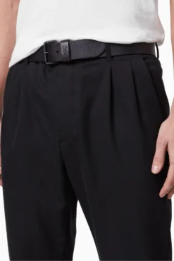 All Saints AllSaints Black Dunston Belt -ALLSAINTS Sales unnamed file 4444 scaled