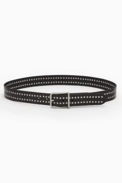 All Saints AllSaints Eli Black Stud Belt -ALLSAINTS Sales unnamed file 4447 scaled