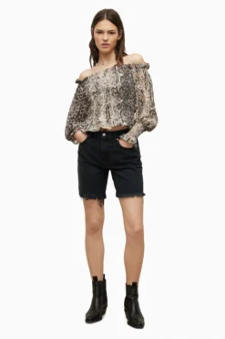 All Saints AllSaints Yellow Lara Noche Top -ALLSAINTS Sales unnamed file 4460 scaled