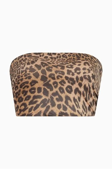 All Saints AllSaints Kali Kiku Brown Bandeau Bra 7 All Saints AllSaints Kali Kiku Brown Bandeau Bra - Image 5