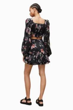 All Saints AllSaints Black Ria Soleil Skirt -ALLSAINTS Sales unnamed file 4494 scaled