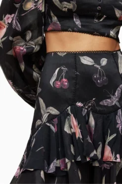 All Saints AllSaints Black Ria Soleil Skirt -ALLSAINTS Sales unnamed file 4495 scaled