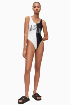 All Saints AllSaints Black Mia Split Saints Swimsuit -ALLSAINTS Sales unnamed file 4500 scaled