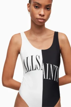 All Saints AllSaints Black Mia Split Saints Swimsuit -ALLSAINTS Sales unnamed file 4502 scaled