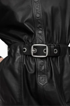 All Saints AllSaints Cora Black Eyelet Belt -ALLSAINTS Sales unnamed file 4509 scaled