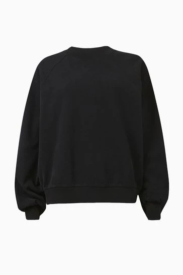 All Saints AllSaints Black Cygni Sweatshirt 8 All Saints AllSaints Black Cygni Sweatshirt - Image 6