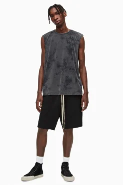 All Saints AllSaints Black Wyatt Sleeveless Vest -ALLSAINTS Sales unnamed file 4625 scaled