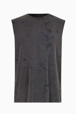All Saints AllSaints Black Wyatt Sleeveless Vest -ALLSAINTS Sales unnamed file 4628