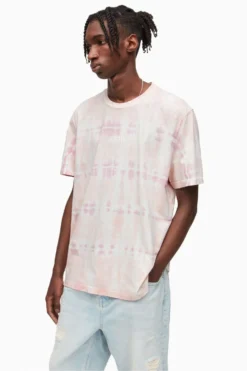 All Saints Pink Montie Short Sleeve Crew T-Shirt -ALLSAINTS Sales unnamed file 464 scaled