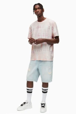 All Saints Pink Montie Short Sleeve Crew T-Shirt -ALLSAINTS Sales unnamed file 465 scaled