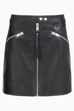 All Saints AllSaints Black Tarren Biker Skirt -ALLSAINTS Sales unnamed file 4653 scaled